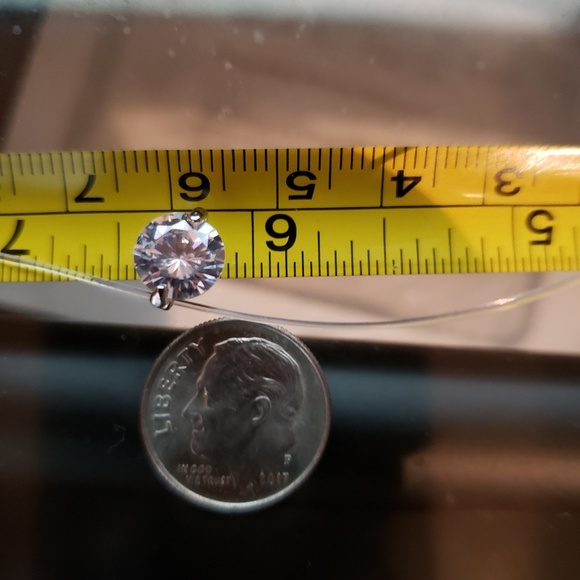 💎💎925 silver zircon pendant. - Picture 4 of 4